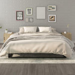 VIDAXL Tables de chevet 2 pcs Chene Sonoma Bois d'ingenierie