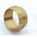 CENTRALE BRICO Lot de 4 bagues de sérrage biconique laiton D.16 pour tube en cuivre