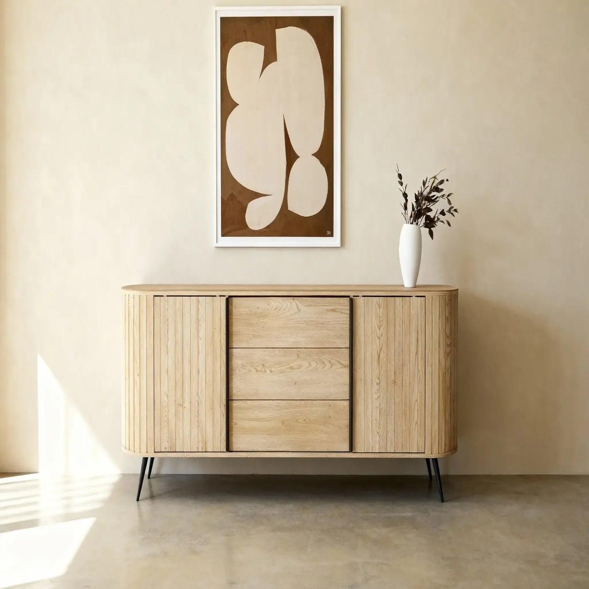 Voir la diapositive 6 : CASANOVA PARIS LEIA - Buffet en chêne cremona 196cm