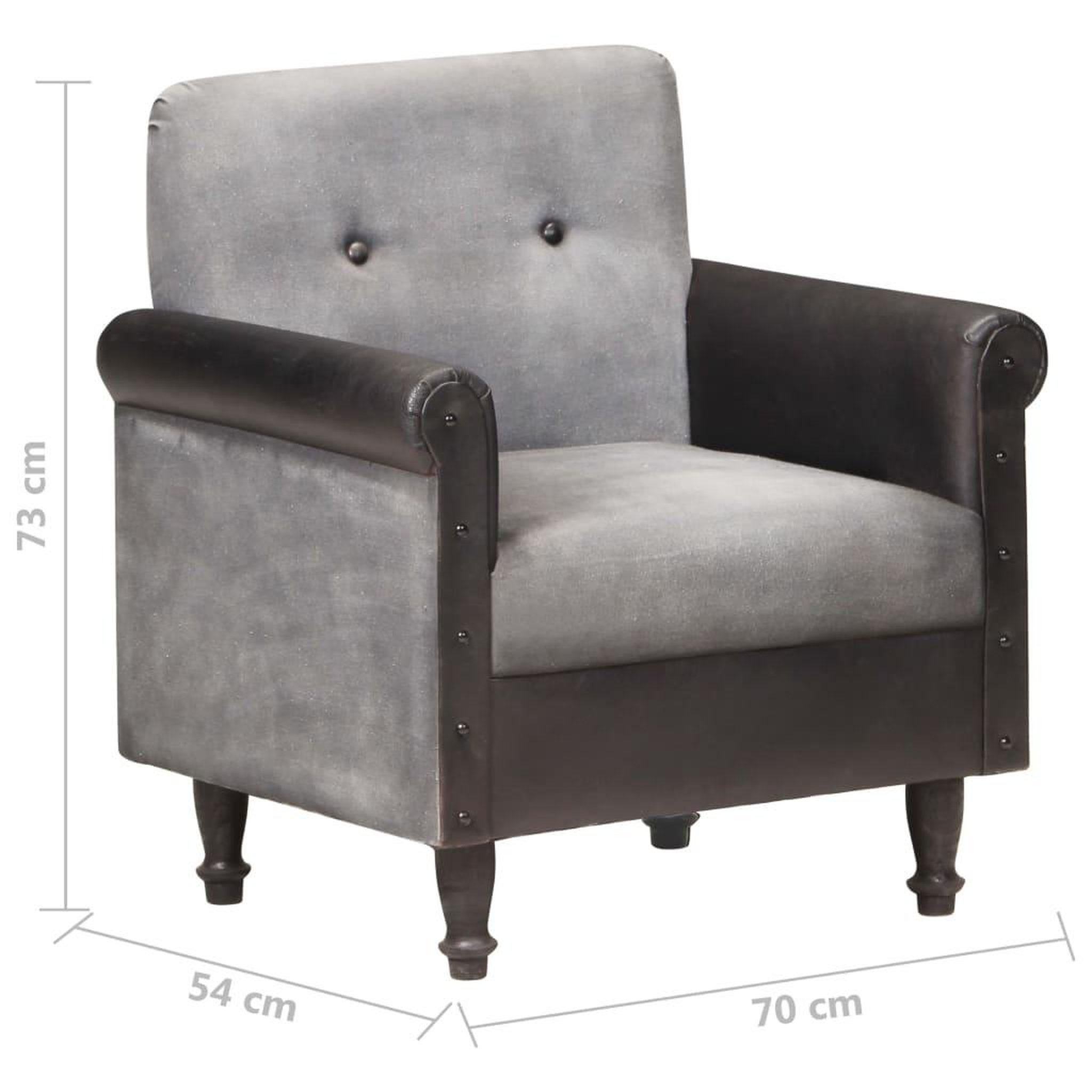 Voir la diapositive 6 : VIDAXL Chaise cabriolet noir cuir veritable et toile