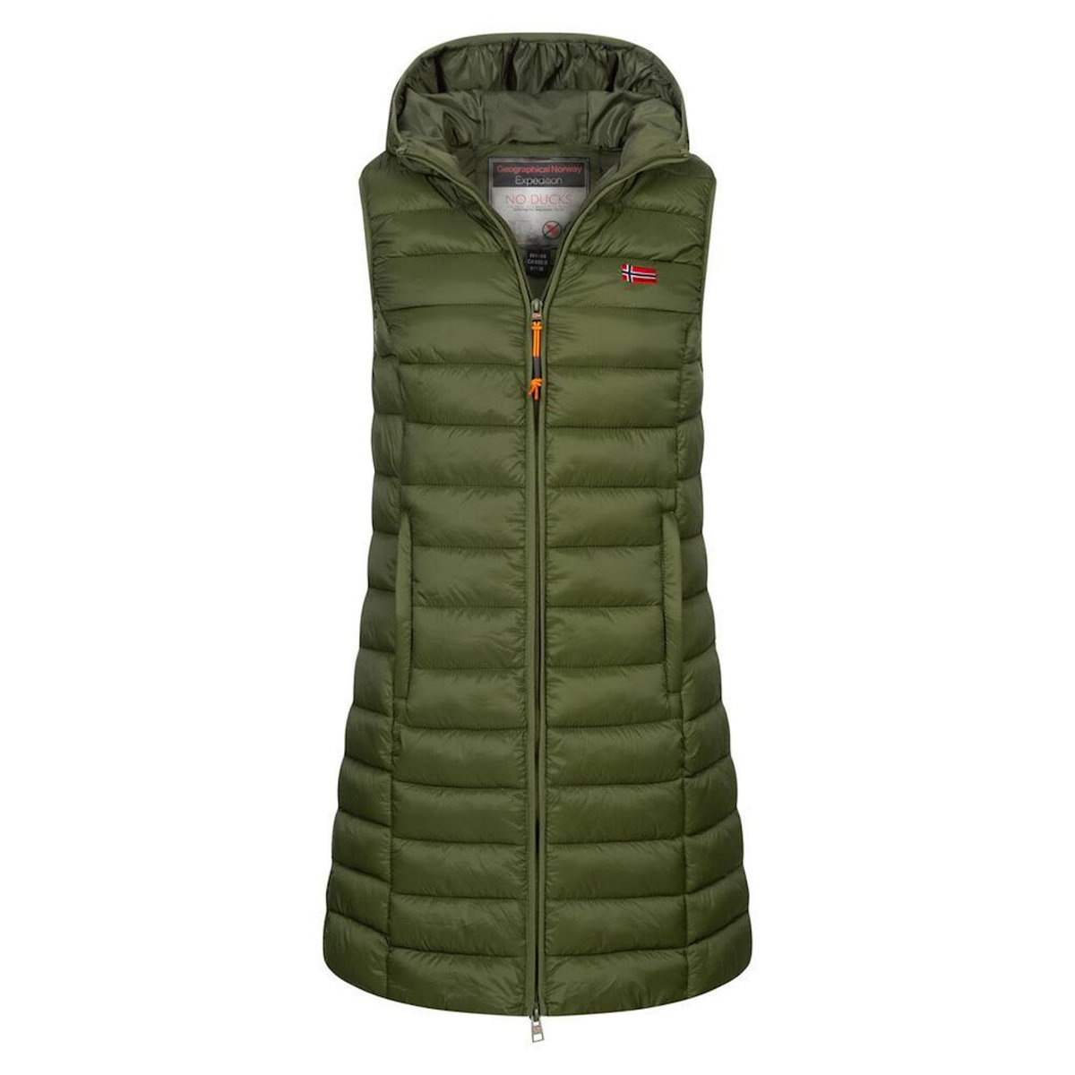 GEOGRAPHICAL NORWAY Doudoune sans manche Verte Femme Geographical Norway Vatikolor