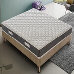 ILOVESLEEP Matelas Ressorts Ensachés LUNA - Epaisseur 20 Cm. Coloris disponibles : Blanc