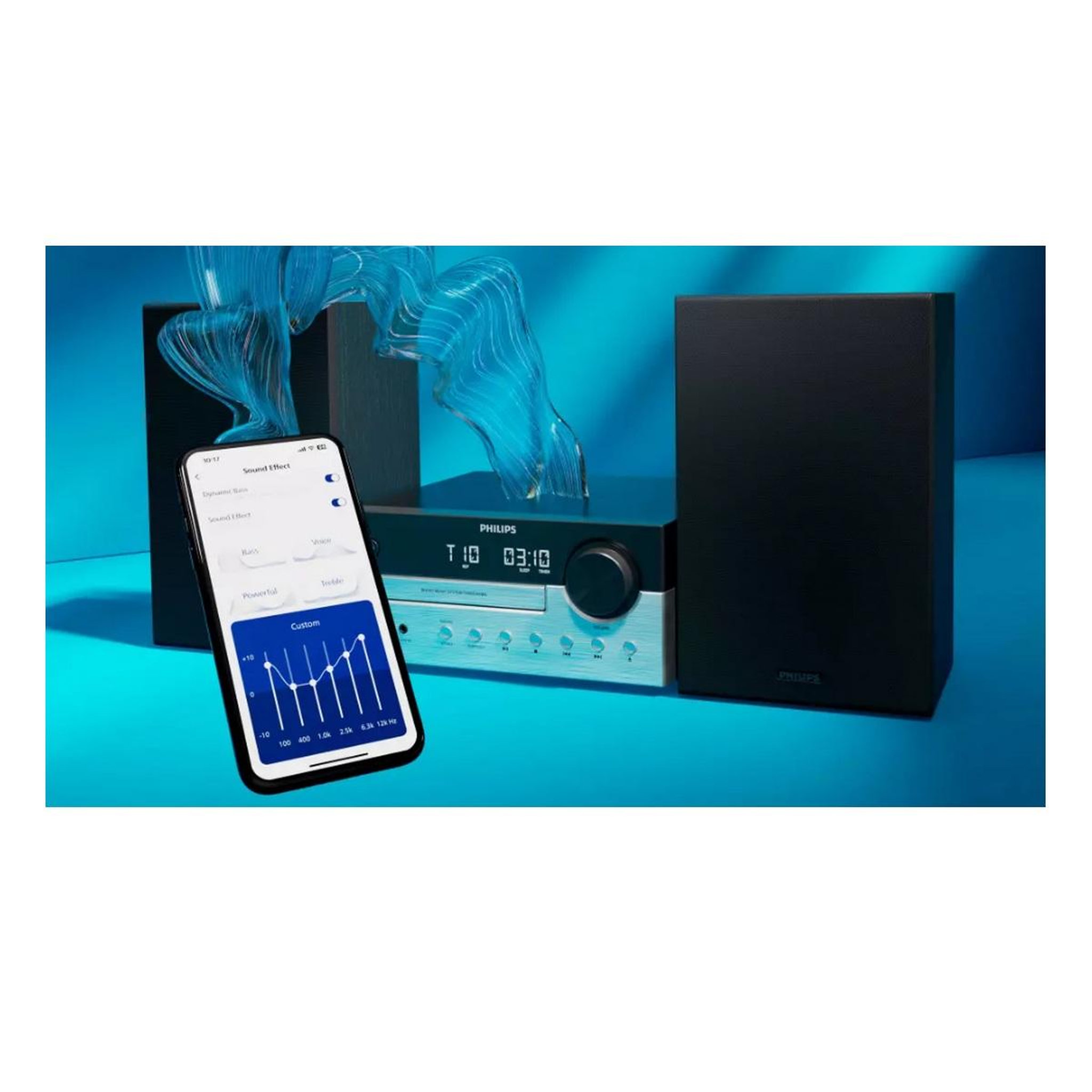 Voir la diapositive 5 : Philips Microchaîne 80w noir avec bluetooth - tam4205m2/12