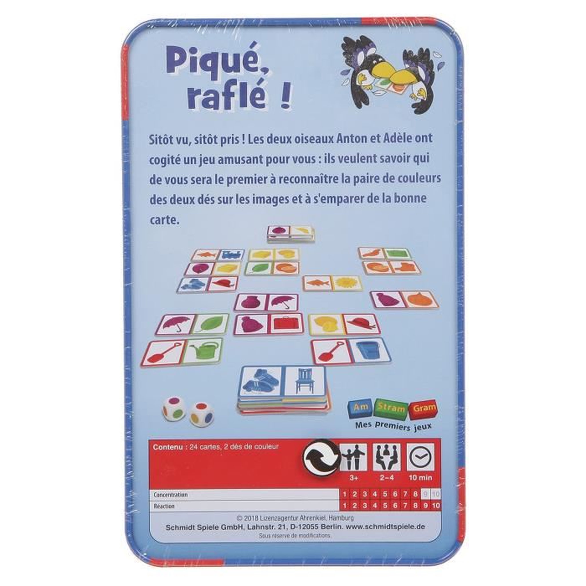 Voir la diapositive 2 : Schmidt Jeu d'éveil - Piqué, raflé ! - Am Stram Gram
