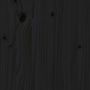 Voir la diapositive 6 : VIDAXL Banc de jardin noir 109 cm bois massif de pin