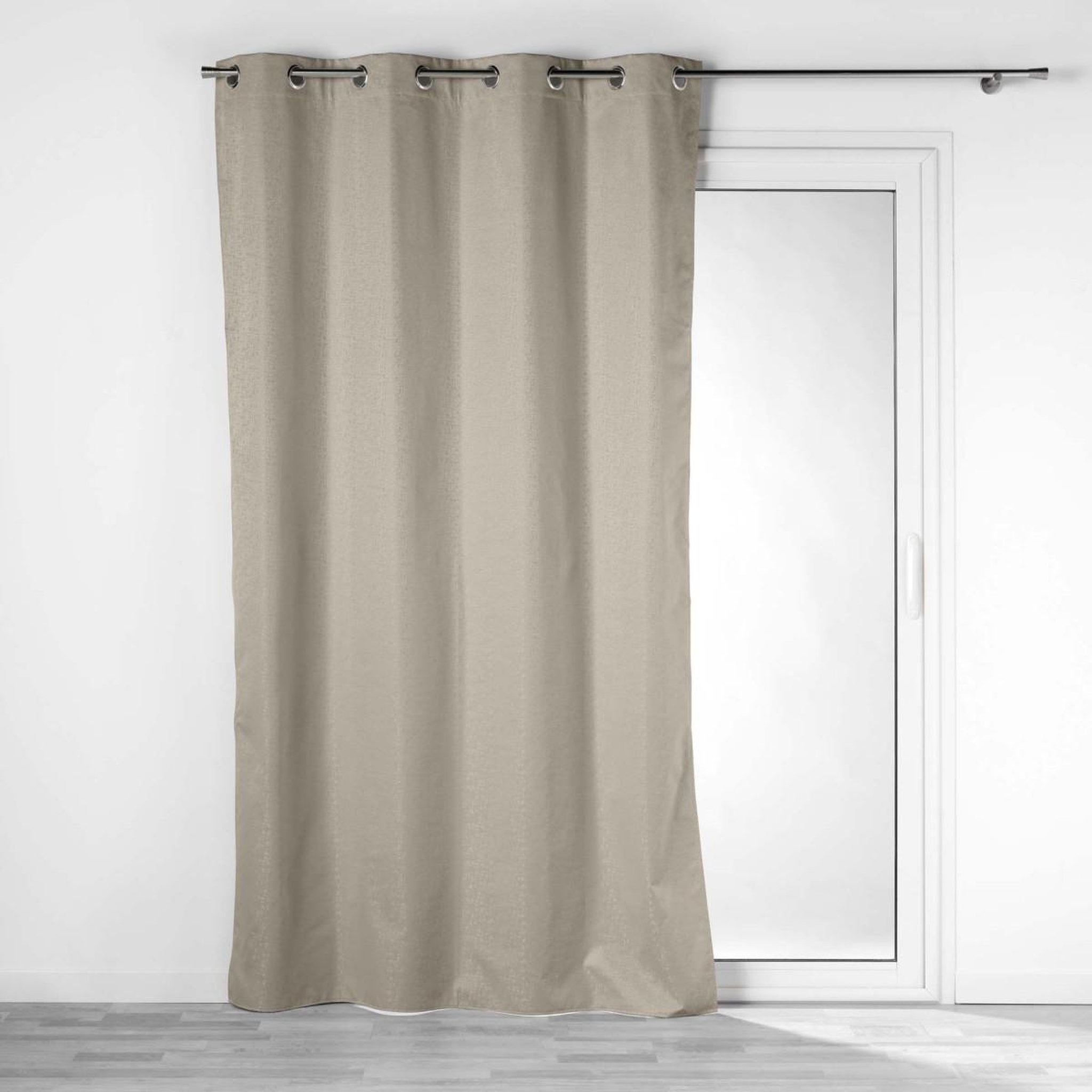 Douceur d'Intérieur Rideau occultant  darko  140x260cm noisette