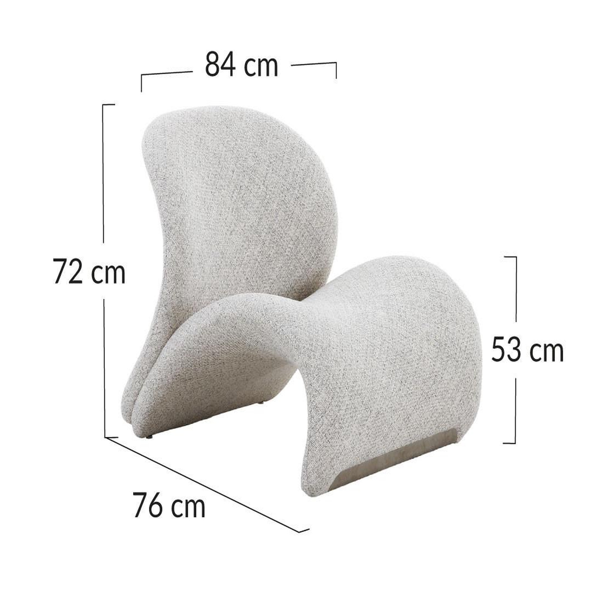Voir la diapositive 6 : LISA DESIGN Mattia - fauteuil - en tissu