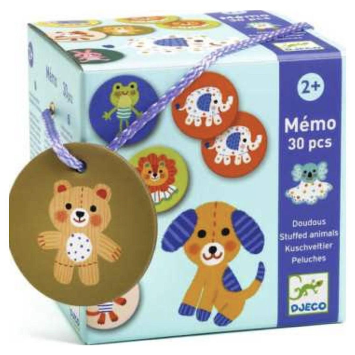 Djeco Jeu du memo loto domino - Doudous
