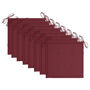 Voir la diapositive 5 : VIDAXL Chaises de jardin lot de 8 avec coussins bordeaux Bois de teck