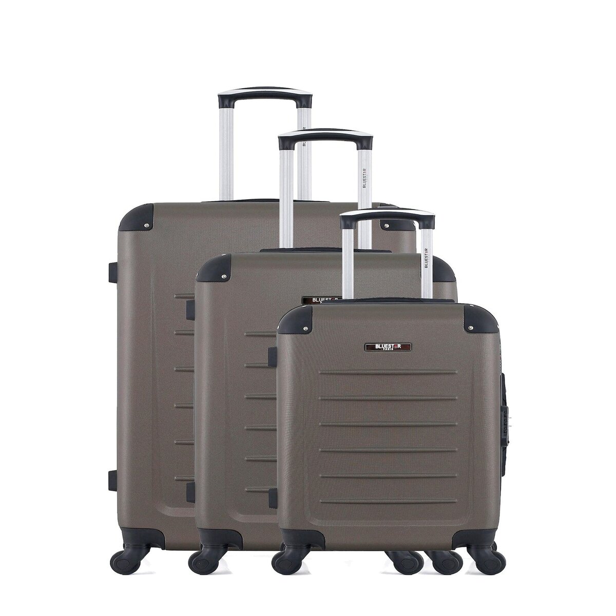 BLUESTAR BLUESTAR - Set de 3 Valises OPERA 75 cm 4 Roues