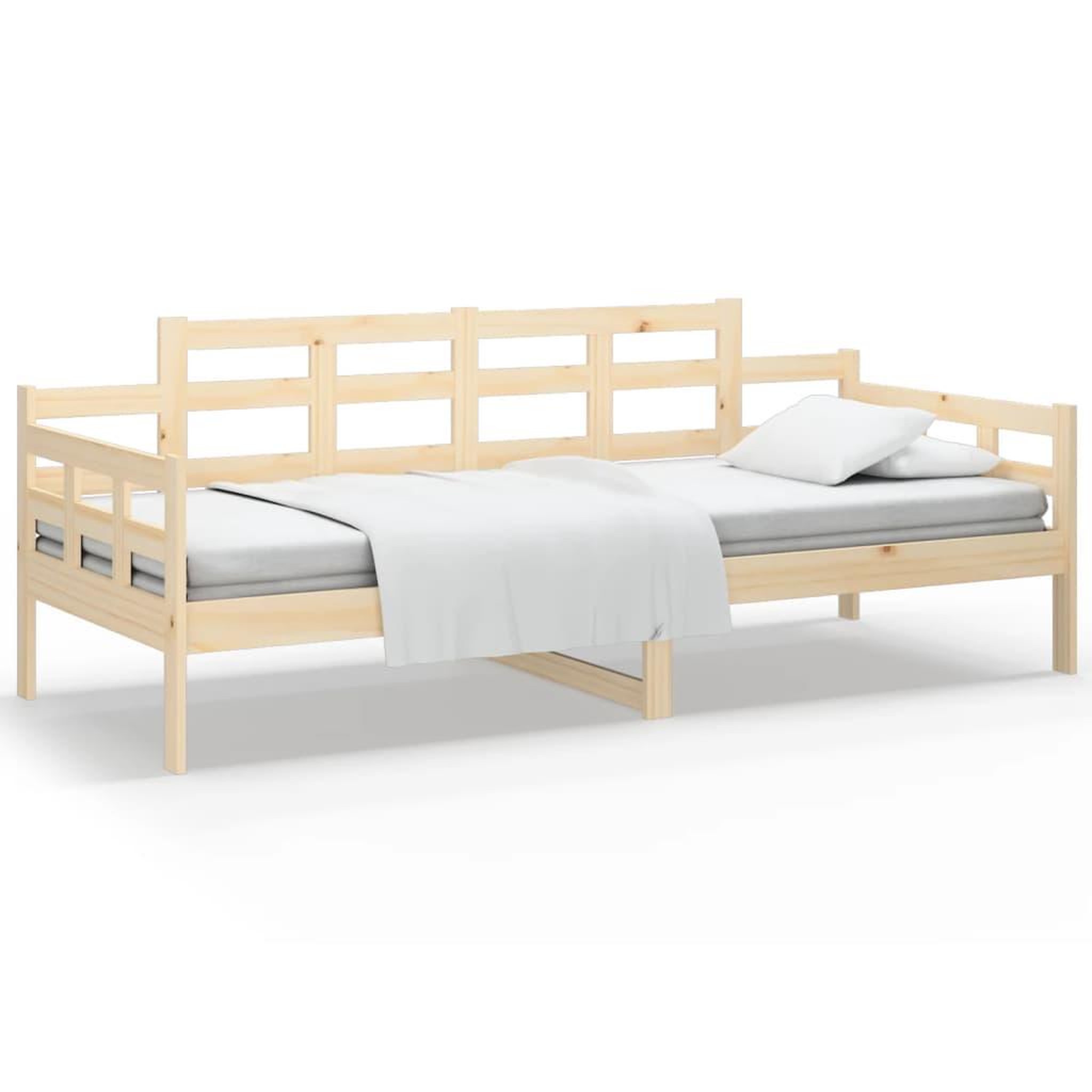 Voir la diapositive 2 : VIDAXL Lit de jour sans matelas bois de pin massif 90x190 cm