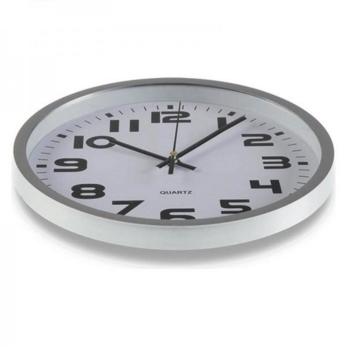AAAAA Horloge Murale Versa Plastique 3,8 x 25 x 25 cm