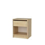 Voir la diapositive 1 : Habitat et Jardin Table de chevet en bois  Sheridan  - 45 x 40 x 53 cm - Beige