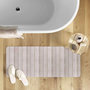 Voir la diapositive 2 : Douceur d'Intérieur Tapis de bain ultra absorbant effet bois - 50 x 120 cm