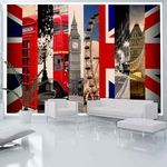 Paris Prix Papier Peint  London. Coloris disponibles : Multicolore