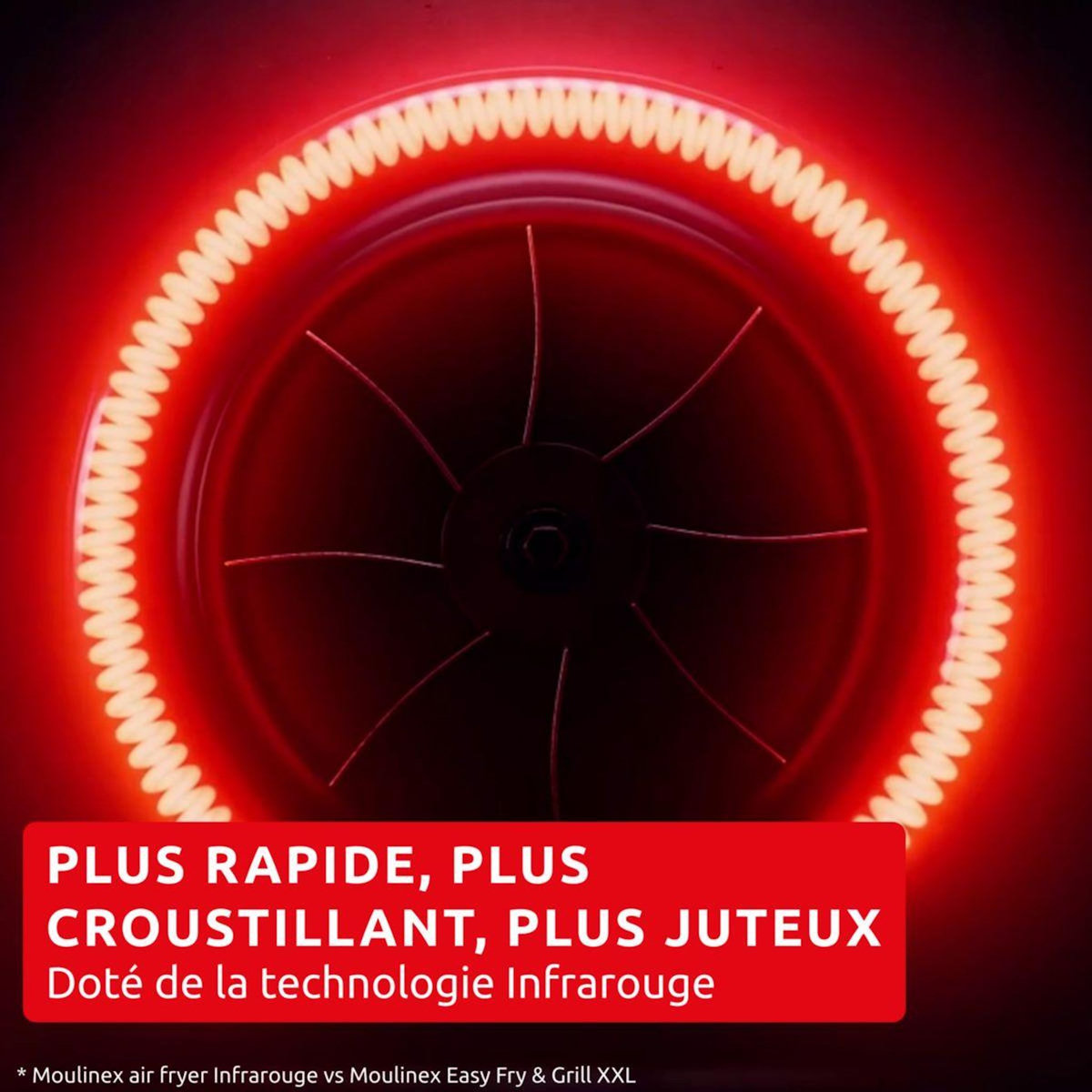 MOULINEX Friteuse sans huile EASY FRY INFRARED 7L BLACK EZ8328F0