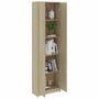 Voir la diapositive 5 : VIDAXL Garde-robe de couloir Chene sonoma 55x25x189 cm Bois ingenierie