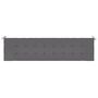 Voir la diapositive 4 : VIDAXL Coussin de banc de jardin anthracite 200x50x3 cm tissu oxford