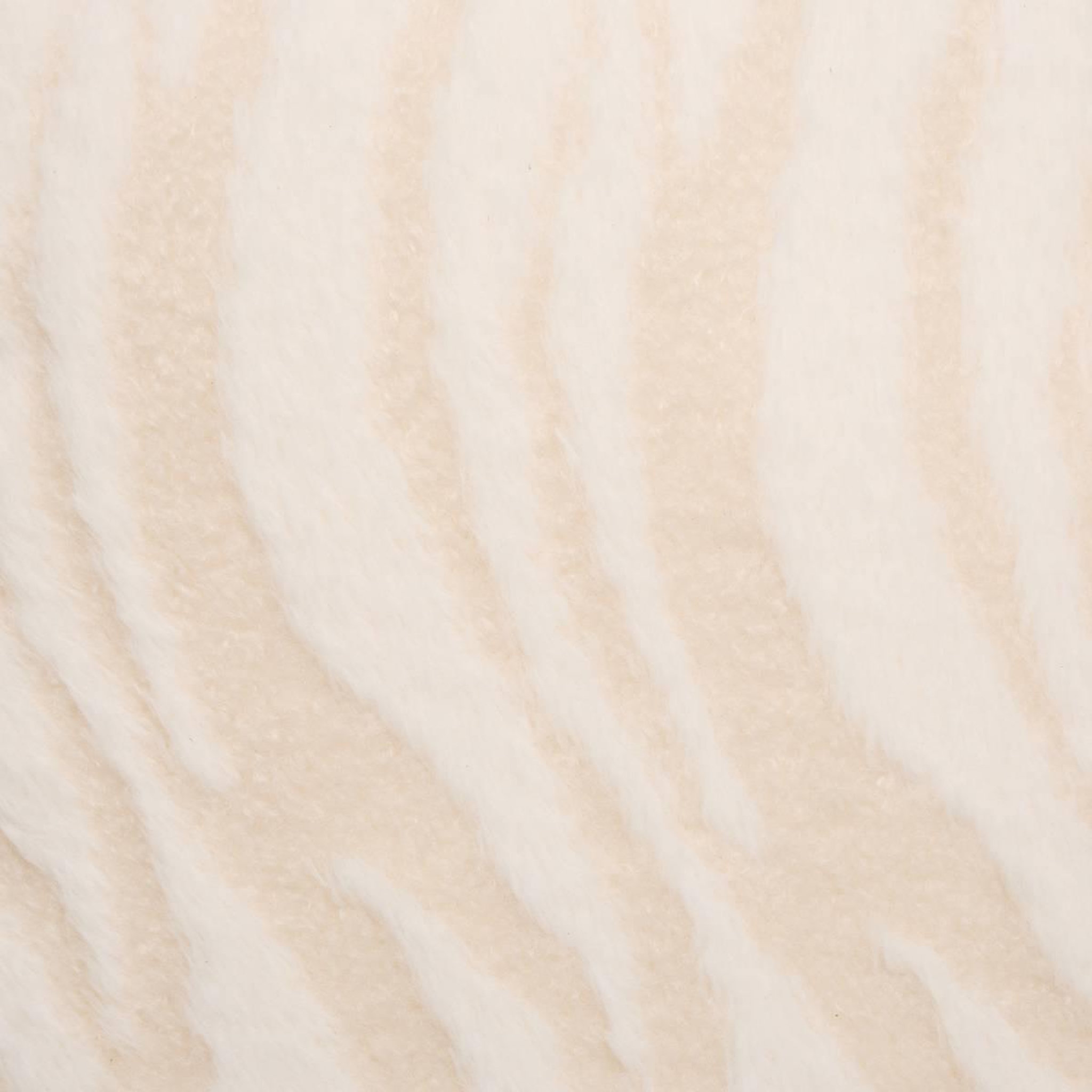 Voir la diapositive 4 : ATMOSPHERA Coussin Imitation Fourrure  Boucly Wavy  40x40cm Beige Lin