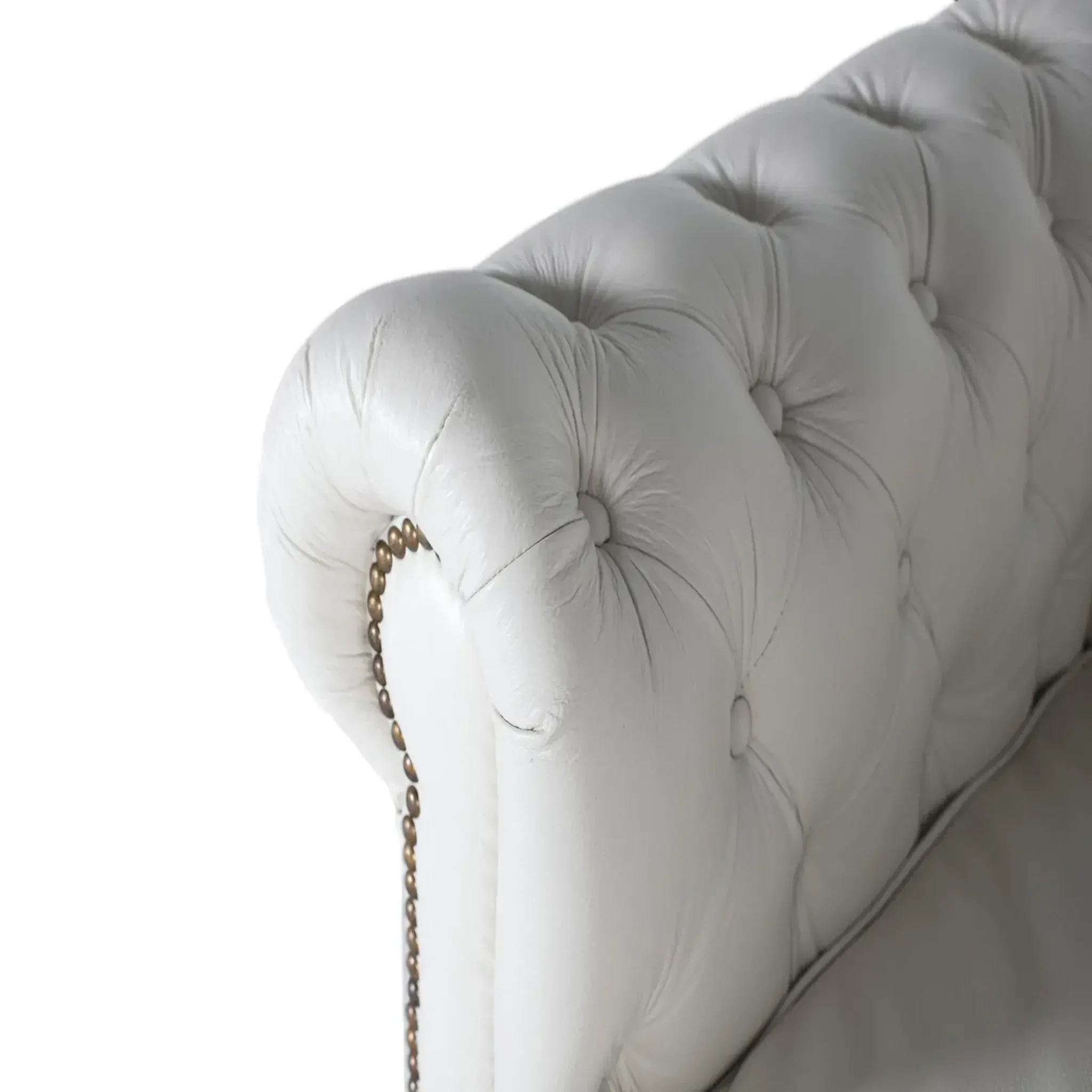 Voir la diapositive 5 : GINER Y COLOMER SL Fauteuil en cuir 96 cm style chester