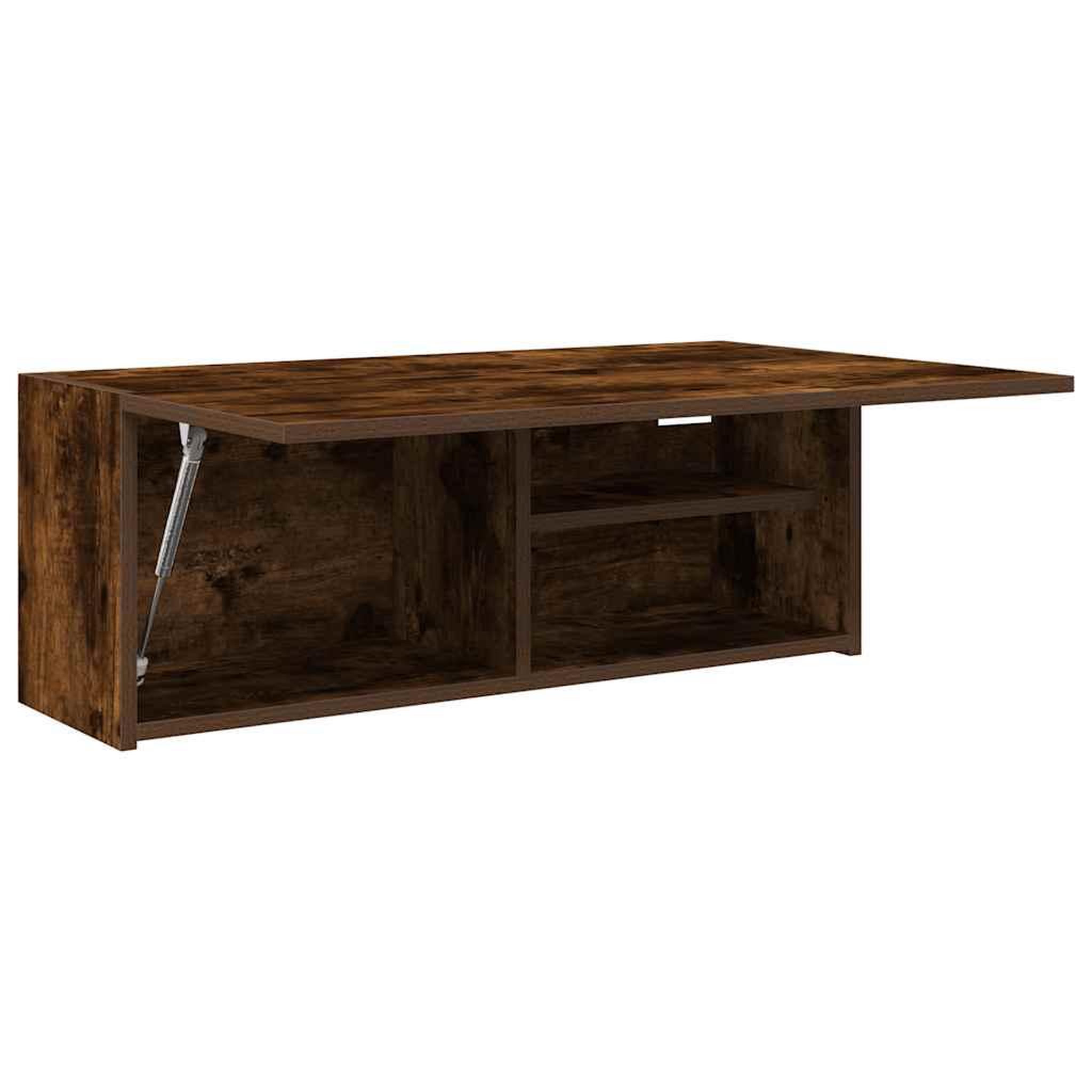 Voir la diapositive 5 : VIDAXL Armoire murale de bain chene fume 80x25x30 cm bois d'ingenierie