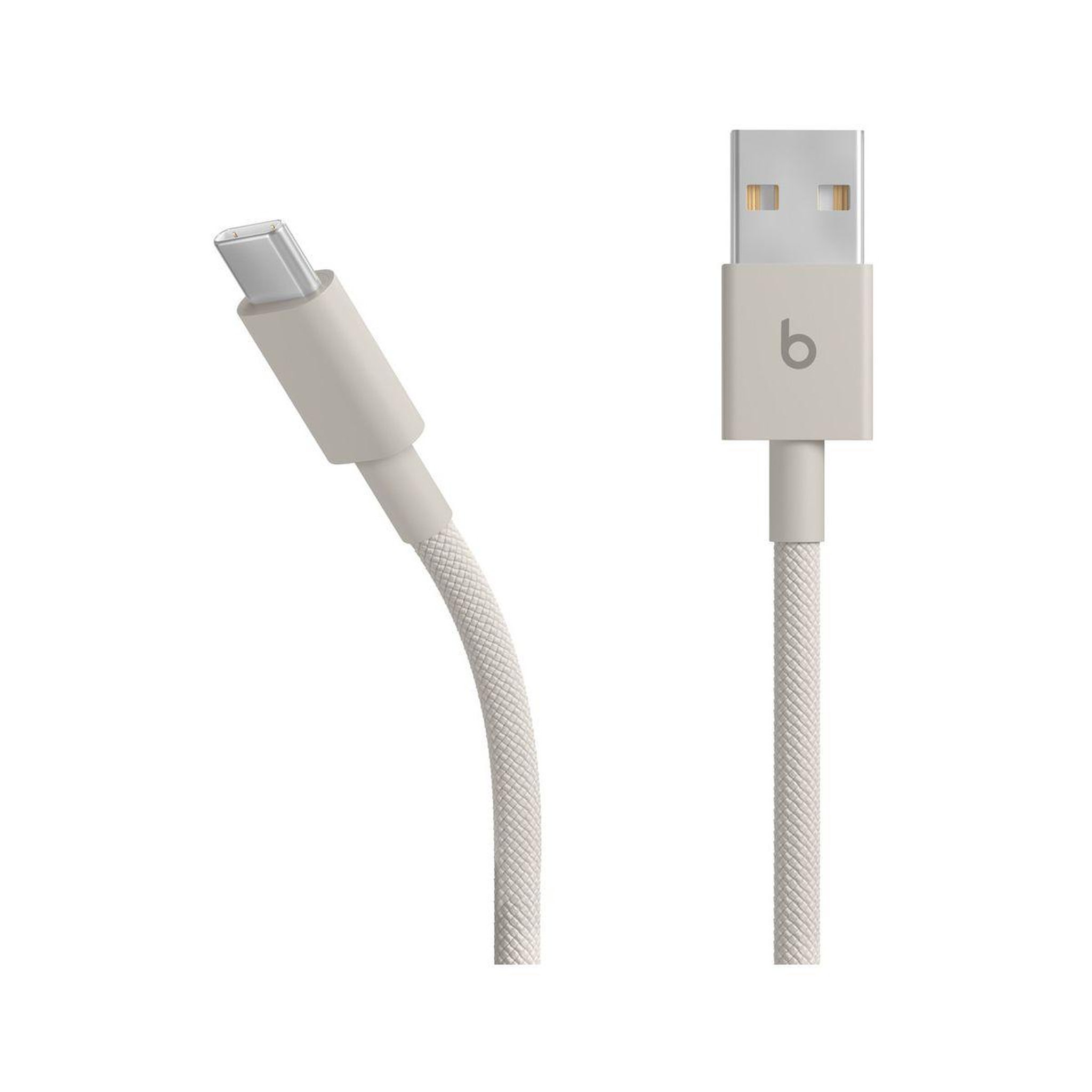 Voir la diapositive 2 : BEATS Câble de charge tissé USB-A vers USB-C 1M50 Gris éclair
