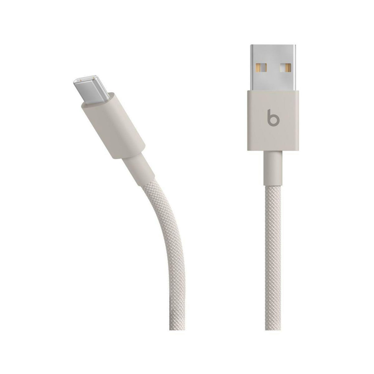 BEATS Câble de charge tissé USB-A vers USB-C 1M50 Gris éclair