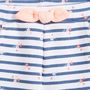 Voir la diapositive 2 : IN EXTENSO Pantalon molleton à rayures bébé fille