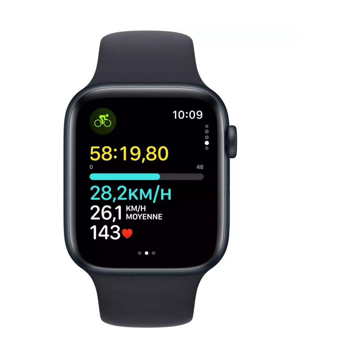 APPLE Montre connectée SE 40mm Minuit Loop Cellular