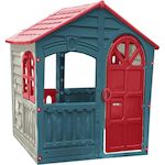 Habitat et Jardin Cabane enfant en plastique   FUN  - 140 x 111 x 115 cm - Bleu