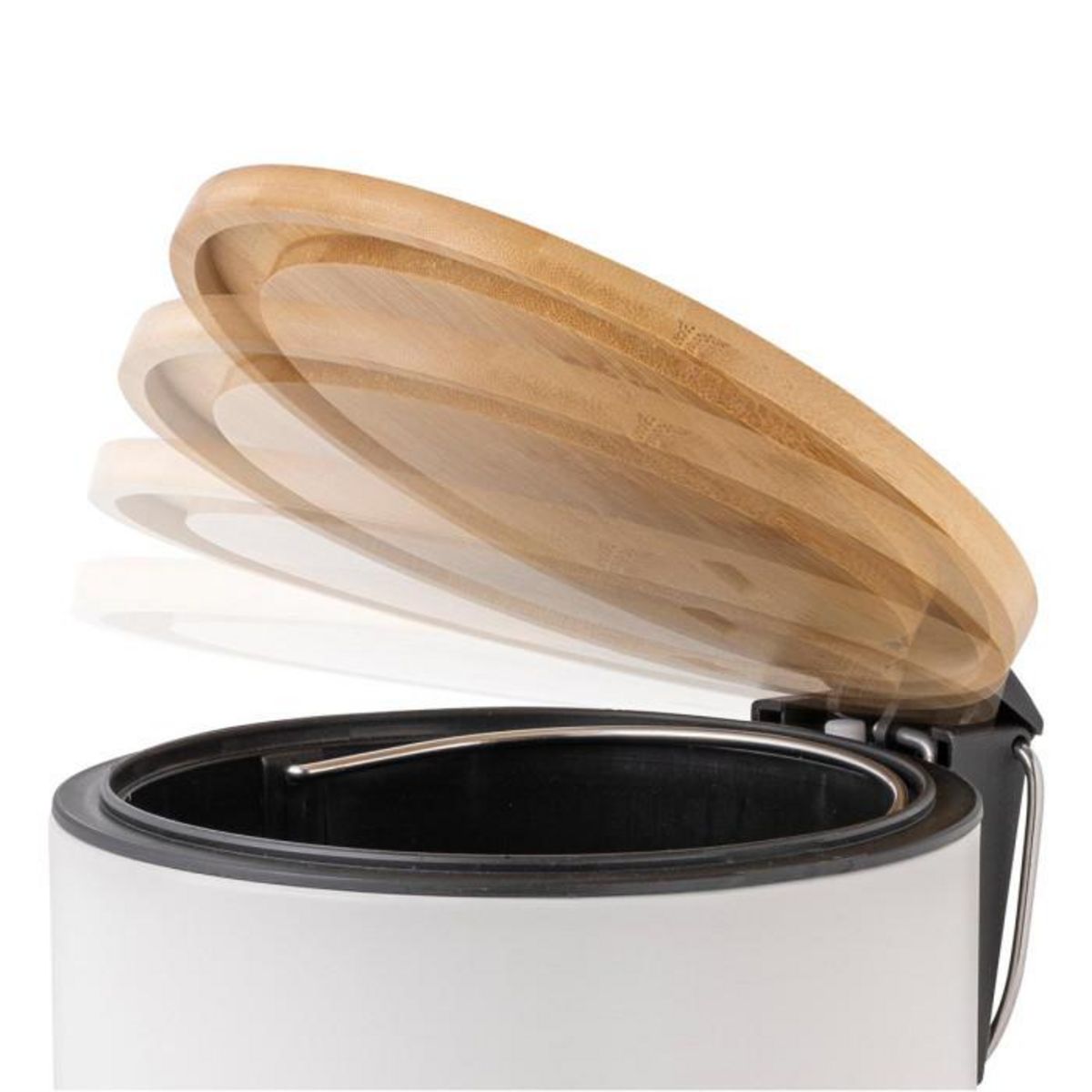 Paris Prix Poubelle de Salle de Bain  Mobelle  3L Blanc