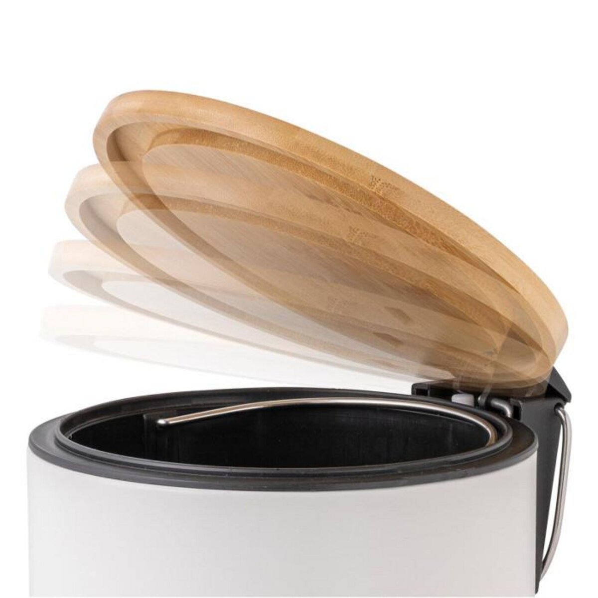 Paris Prix Poubelle de Salle de Bain  Mobelle  3L Blanc