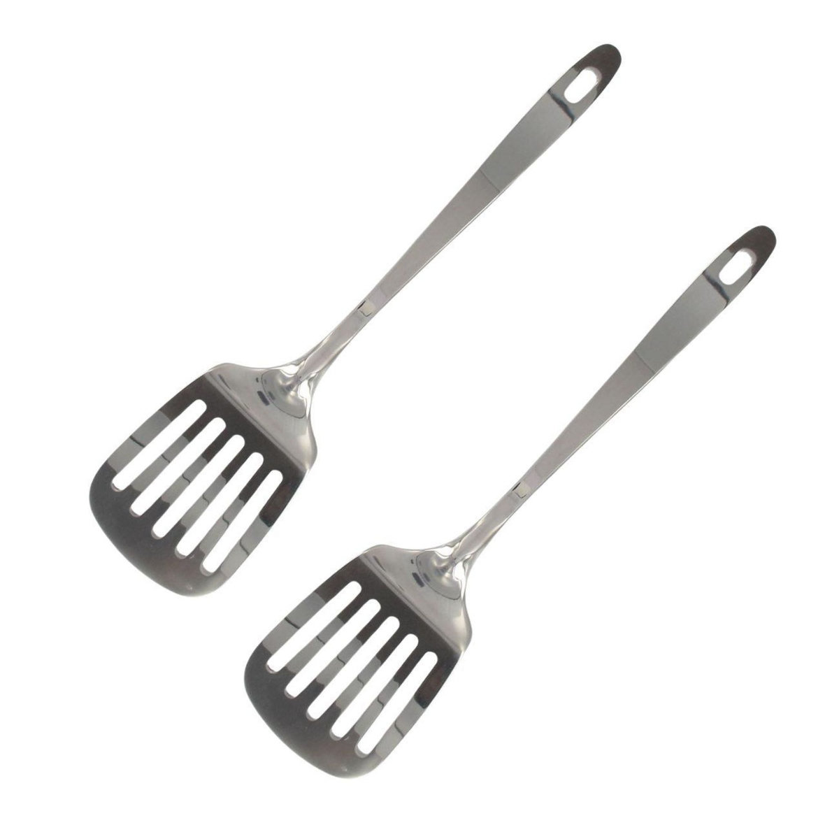 Fackelmann Ensemble de 2 Pelles inox ajourée Fackelmann Oxford