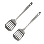 Fackelmann Ensemble de 2 Pelles inox ajourée Fackelmann Oxford