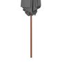 Voir la diapositive 4 : VIDAXL Parasol d'exterieur avec mat en bois 270 cm Anthracite