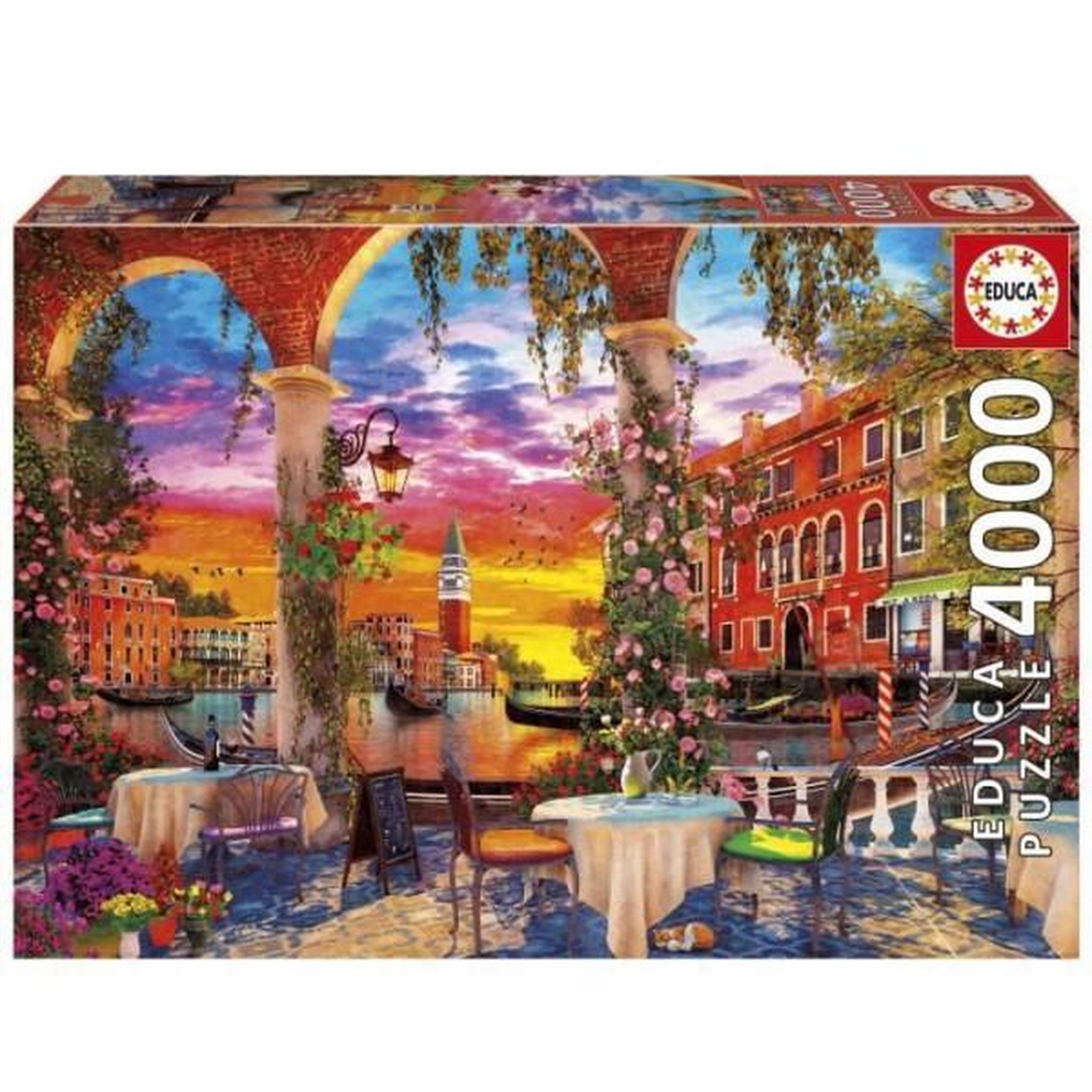 EDUCA Puzzle - EDUCA - Venise - 4000 pieces - Theme Architecture - Dimensions 136x96 cm
