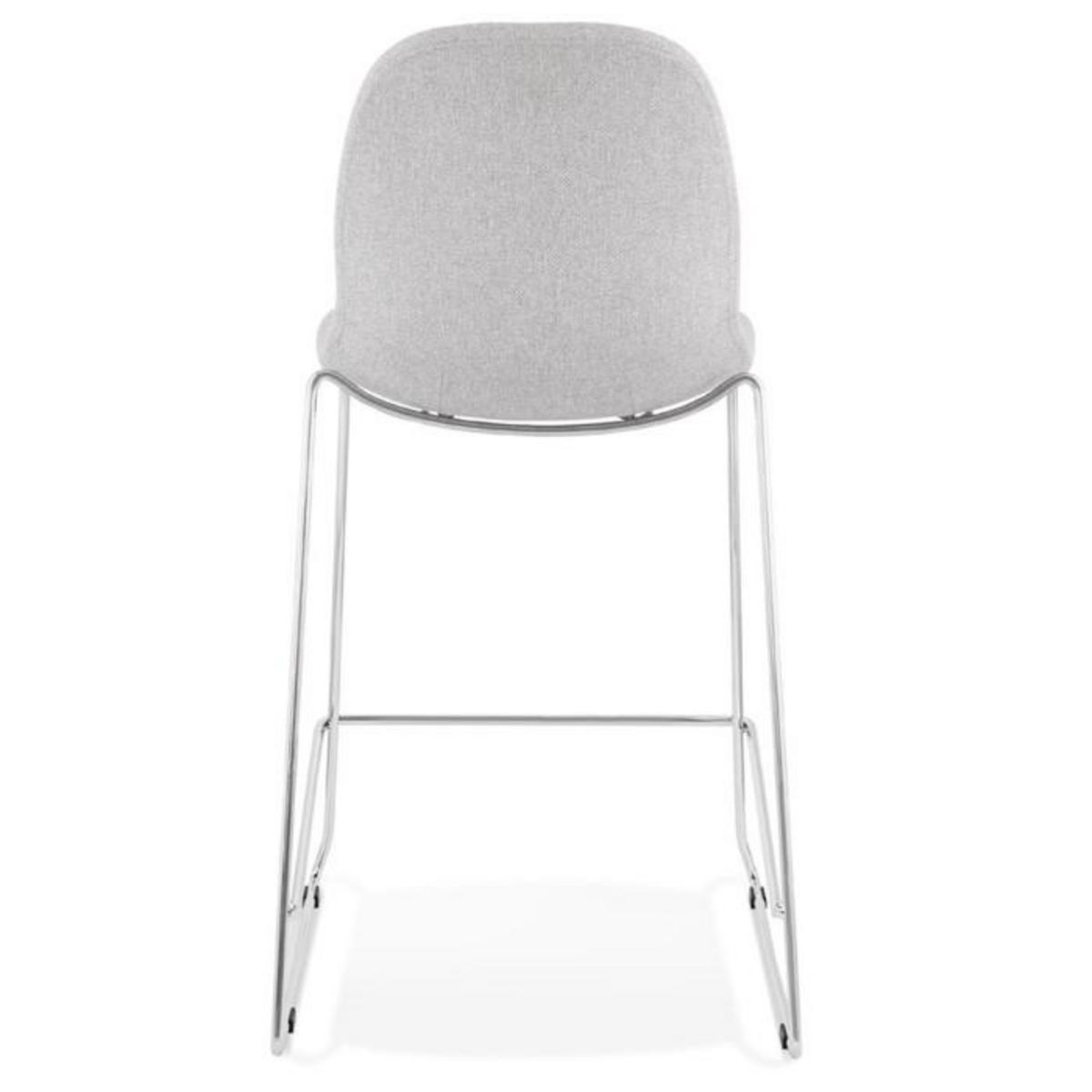 Paris Prix Tabouret de Bar  Tanjan  101cm Gris & Chromé