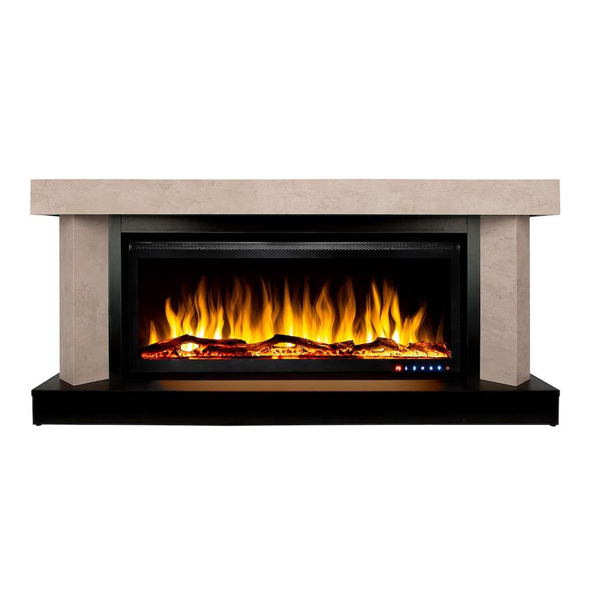ARTFLAME Cheminée électrique - palermo maxi & schubert 42 - 1500w - multicolore - thermostat