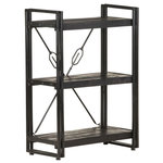 VIDAXL Bibliotheque a 3 niveaux 60x30x80 cm Bois de manguier massif