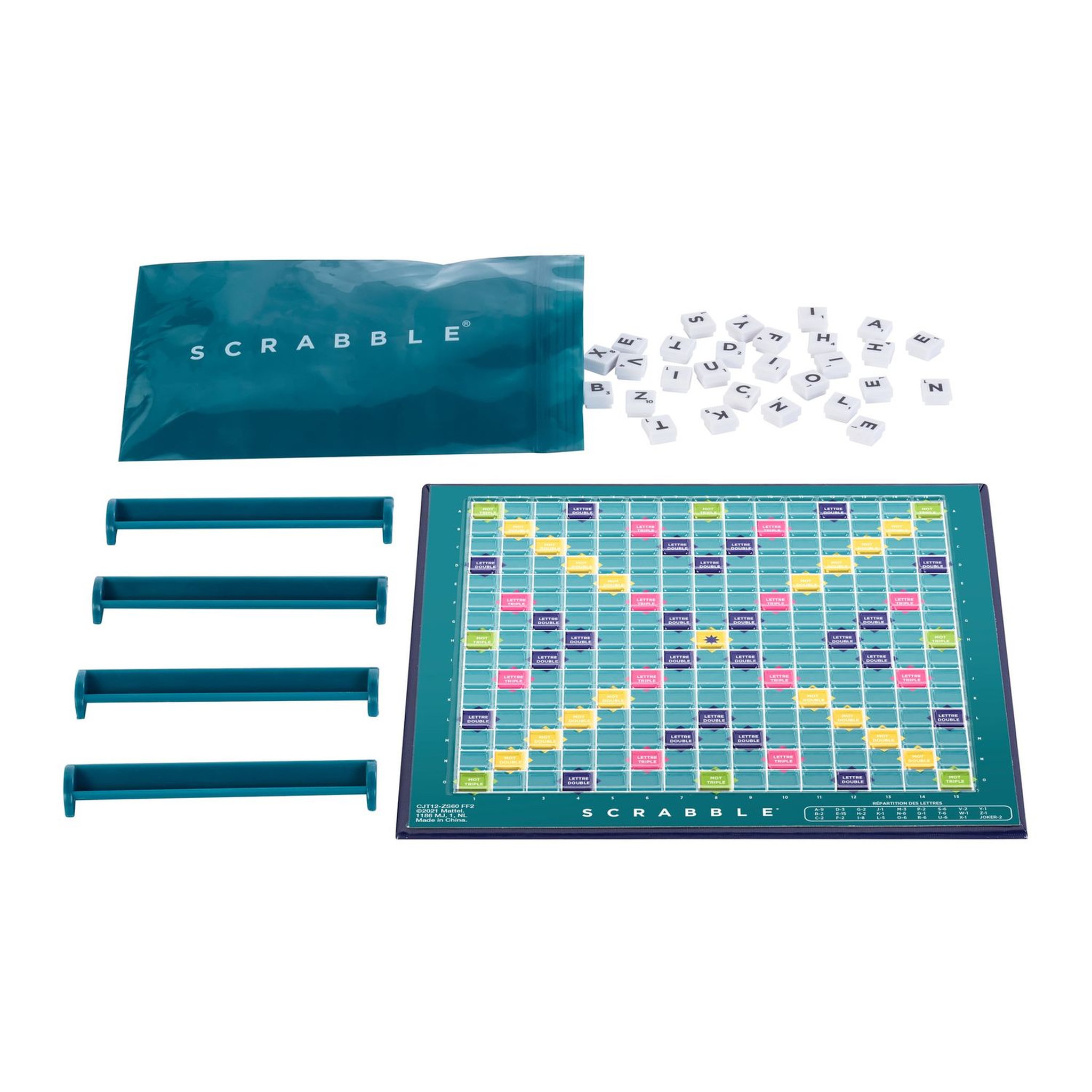 Voir la diapositive 4 : MATTEL Jeu Scrabble Voyage