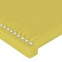 Voir la diapositive 5 : VIDAXL Tete de lit avec oreilles Vert 93x23x78/88 cm Tissu