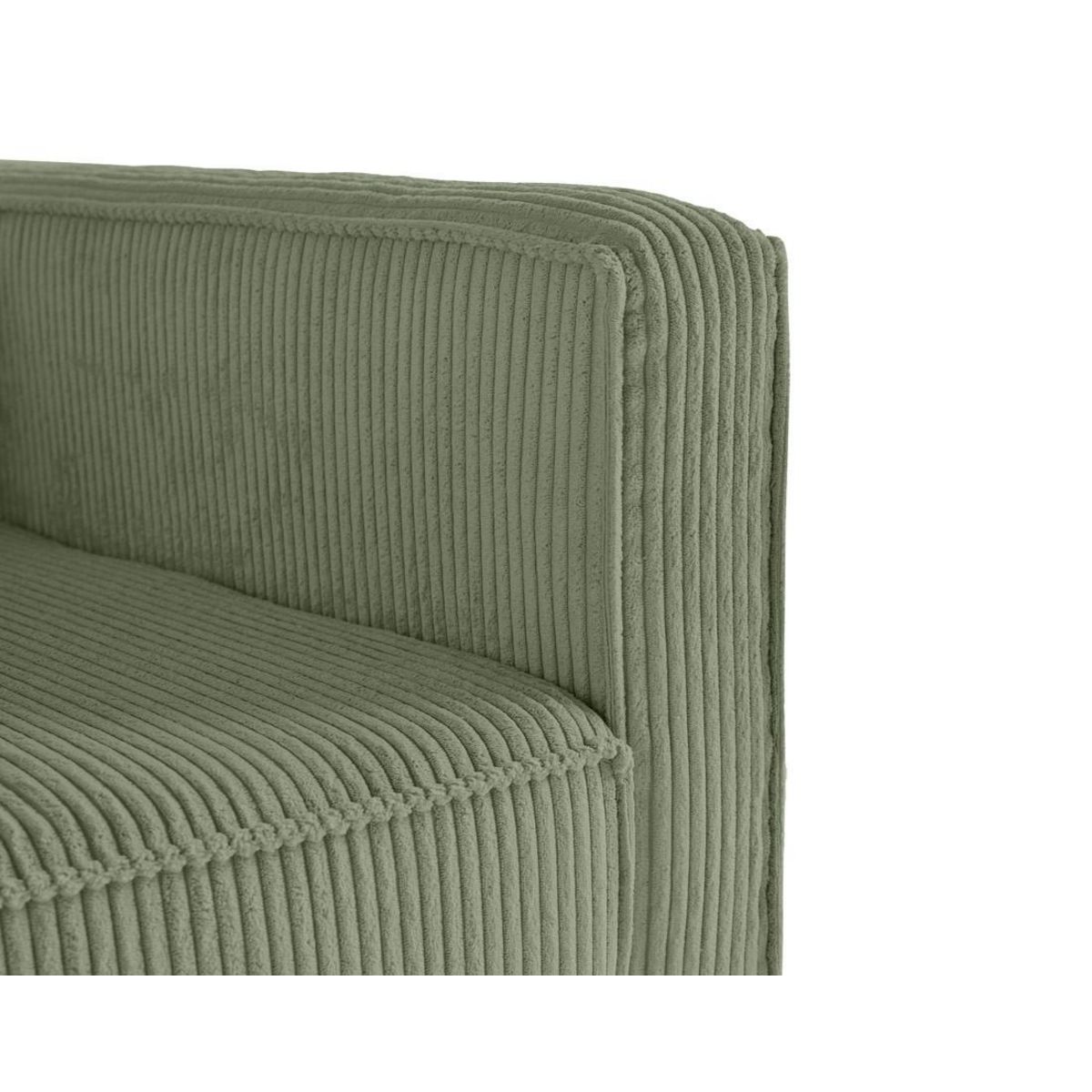 LISA DESIGN Charlie - canapé droit 2 places - en velours côtelé