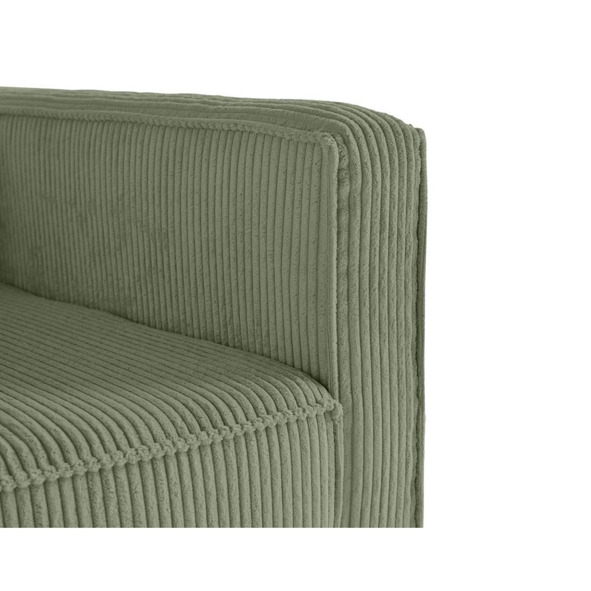 LISA DESIGN Charlie - canapé droit 2 places - en velours côtelé