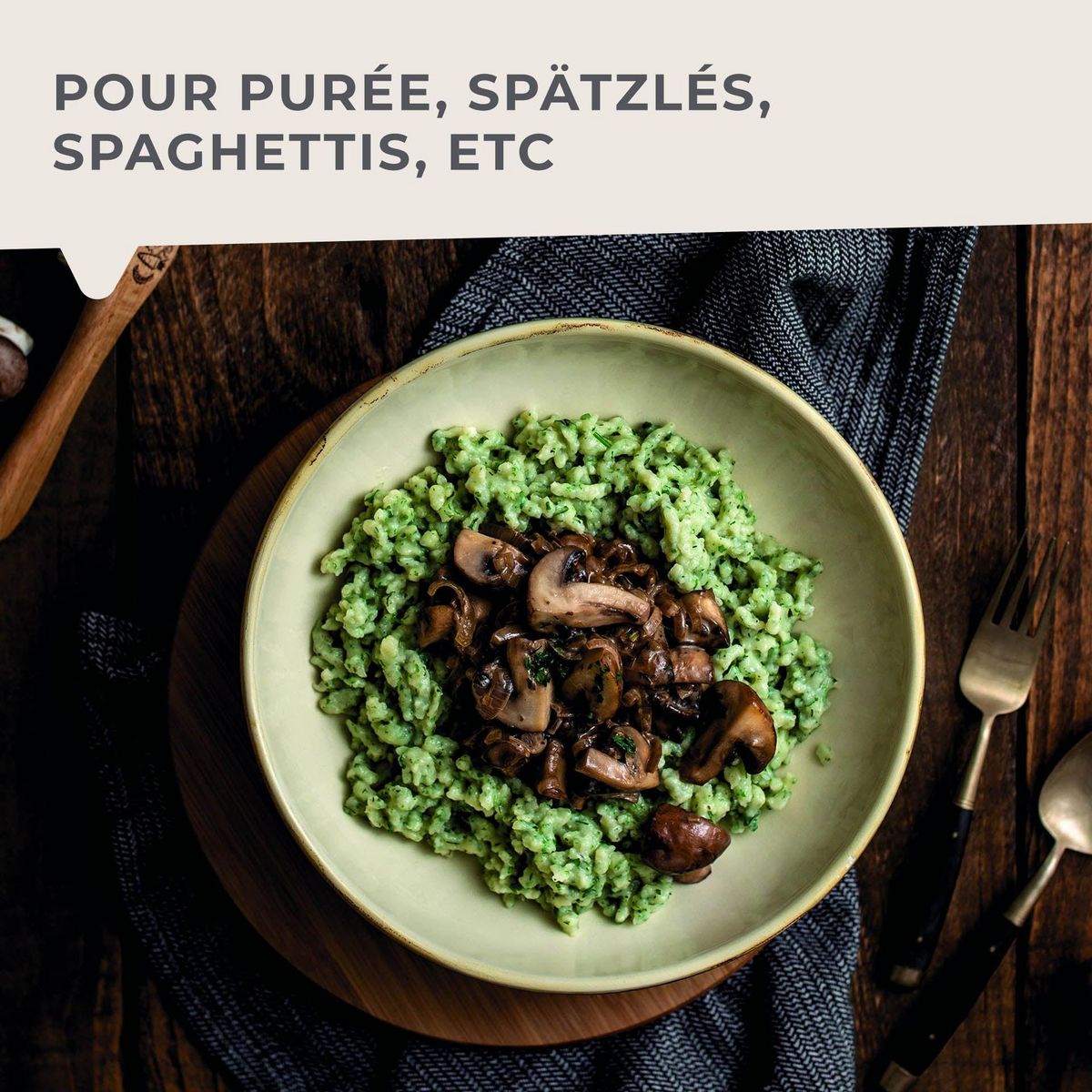 Fackelmann Presse purée et spaetzle manuel Fackelmann Easy Prepare