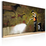 Paris Prix Tableau Imprimé  Cave Painting - Banksy. Coloris disponibles : Multicolore