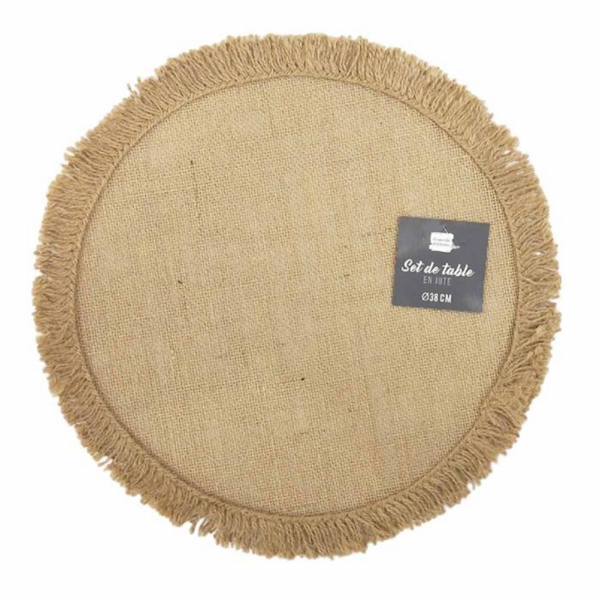 Paris Prix Set de Table en Jute  Frangyss  38cm Naturel