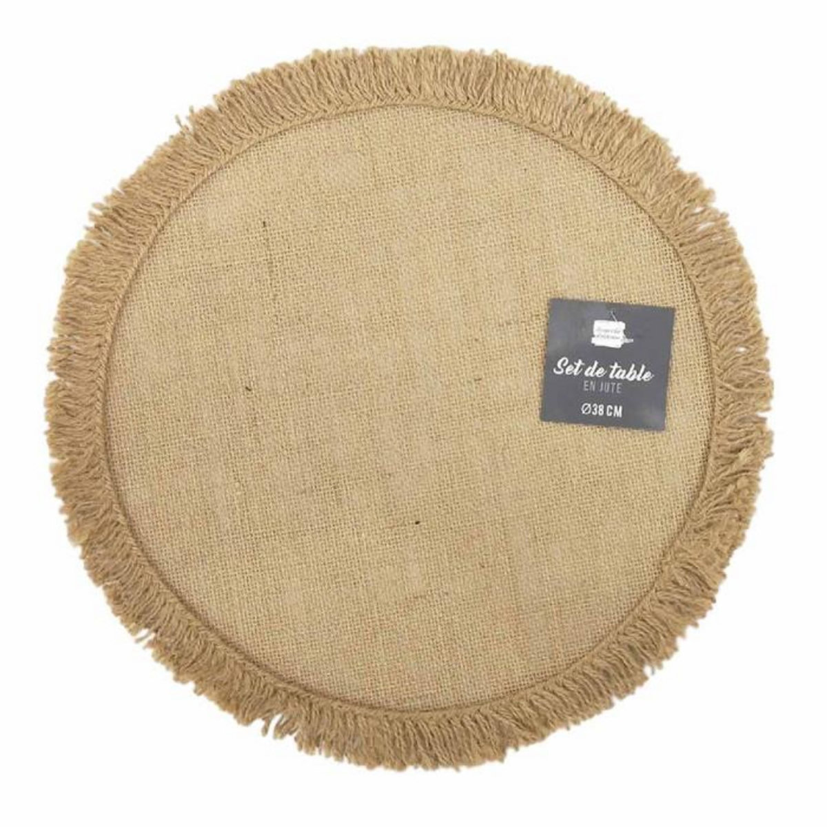 Paris Prix Set de Table en Jute  Frangyss  38cm Naturel