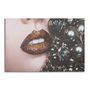 Voir la diapositive 1 : Paris Prix Toile Imprimée Déco  Beautiful Lips  80x120cm Multicolore