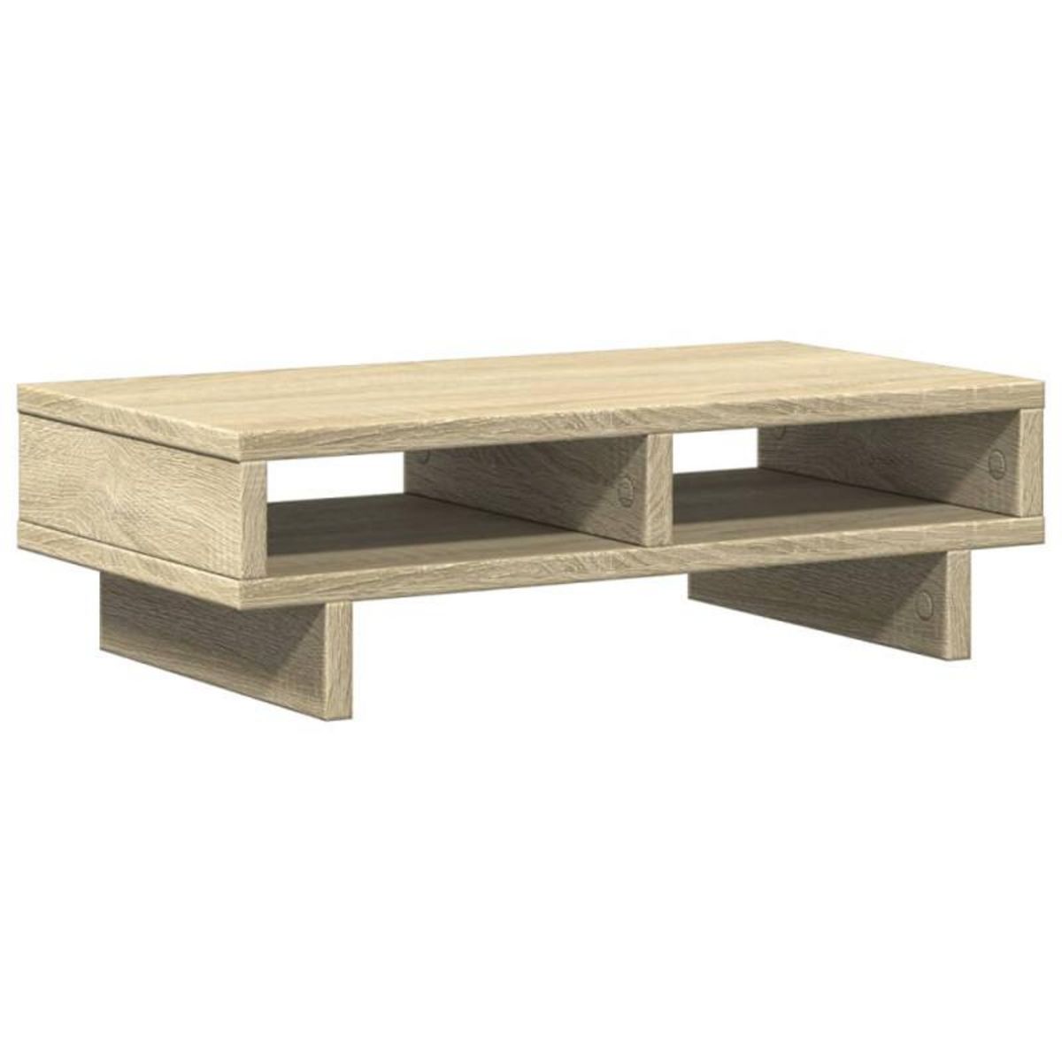VIDAXL Support de moniteur chêne sonoma 50x27x15 cm bois d ingénierie