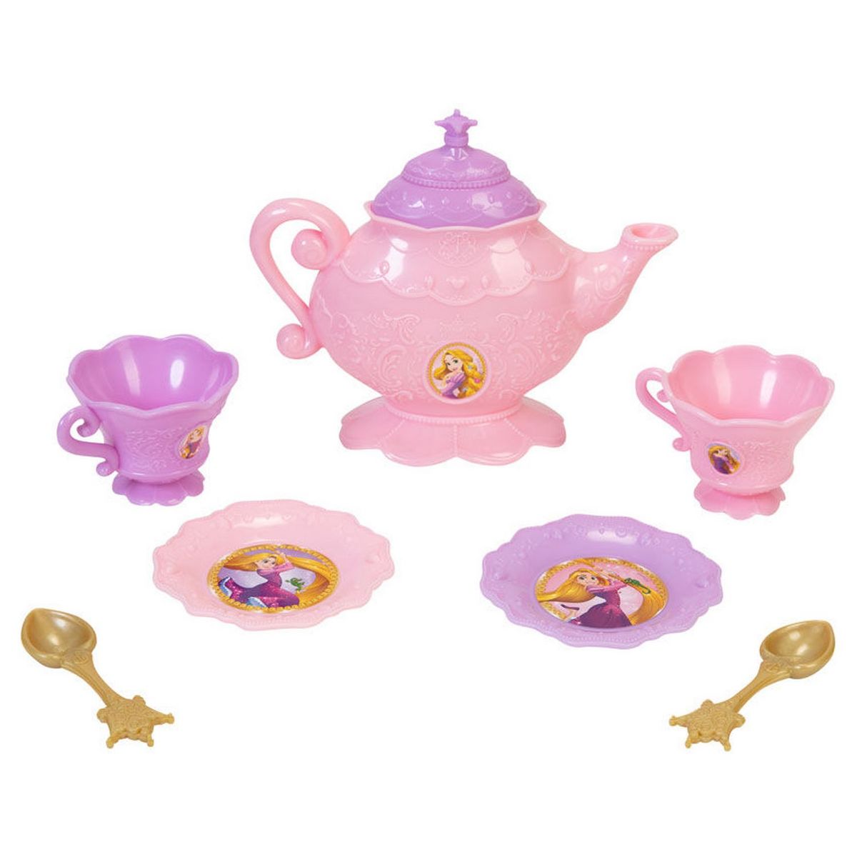 JAKKS PACIFIC Poupée Raiponce avec service à thé - Disney Princesses